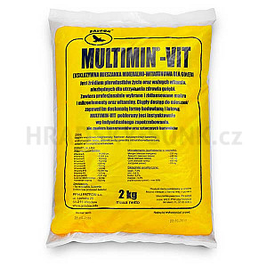 Multimin-VIT,  vyvážené vitaminy, makro a mikroprvky - 25kg pro holuby a drůbež